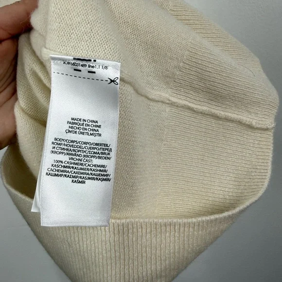 Polo Ralph Lauren Classics Chic Cream Washable Cashmere Tank - Picture 5 of 7